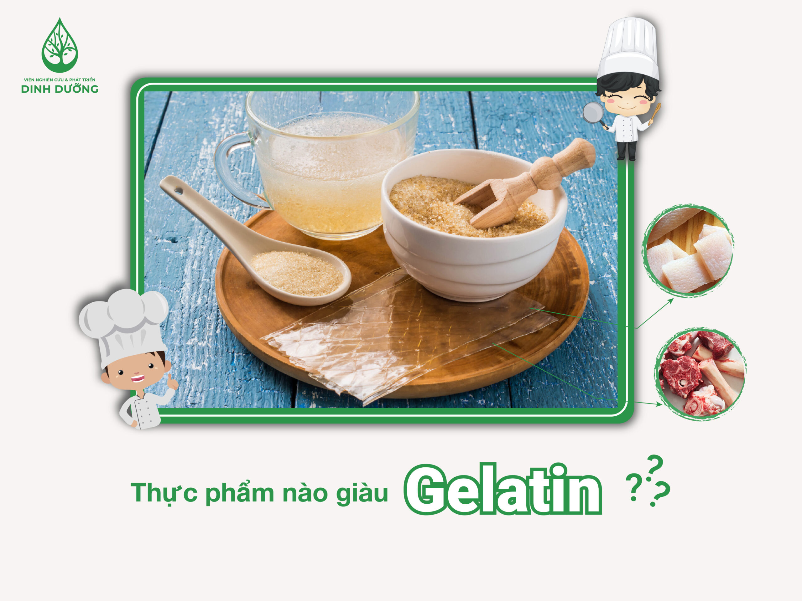 THỰC PHẨM NÀO GIÀU GELATIN???