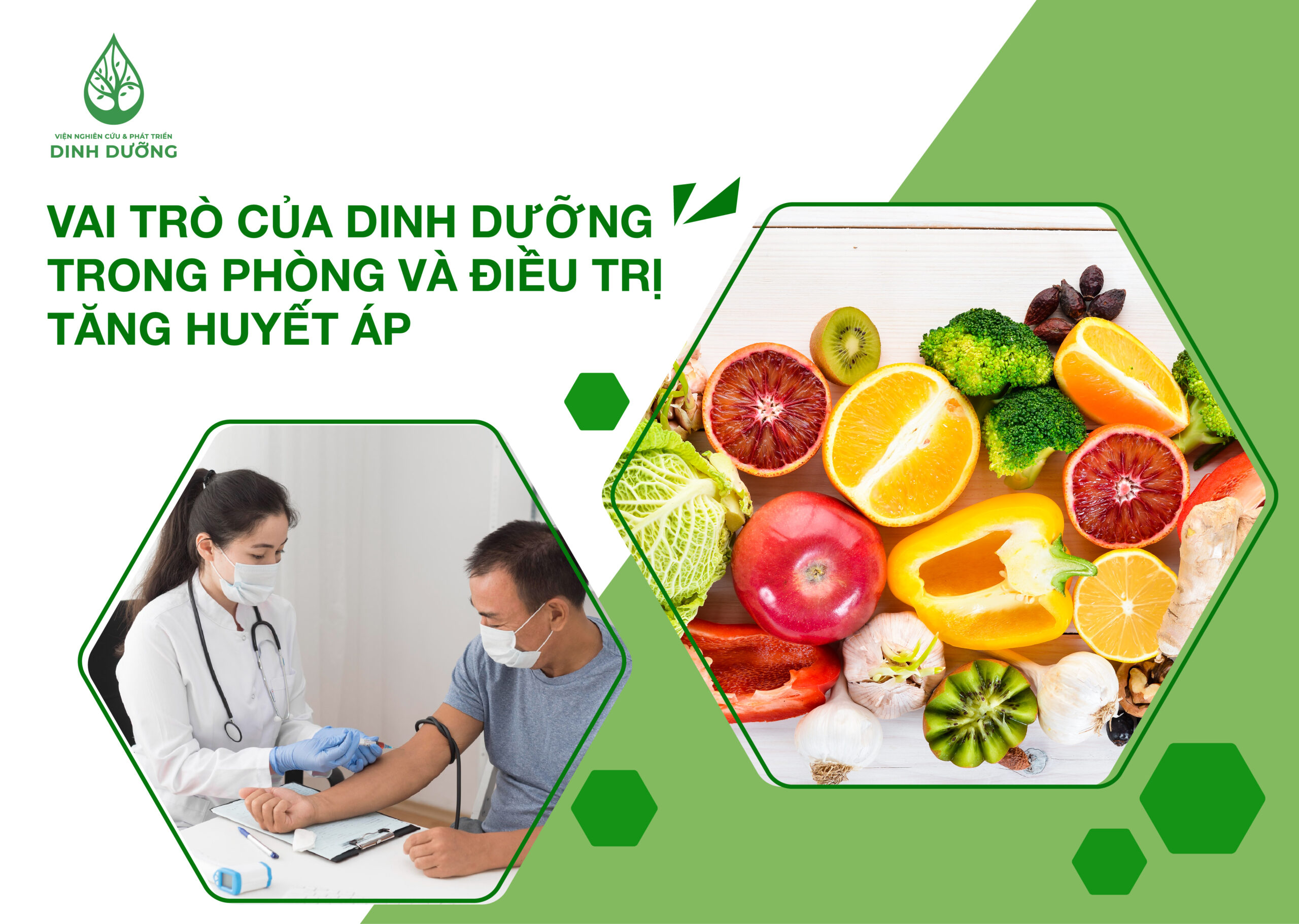 Vai trò của dinh dưỡng trong điều trị tăng huyết áp