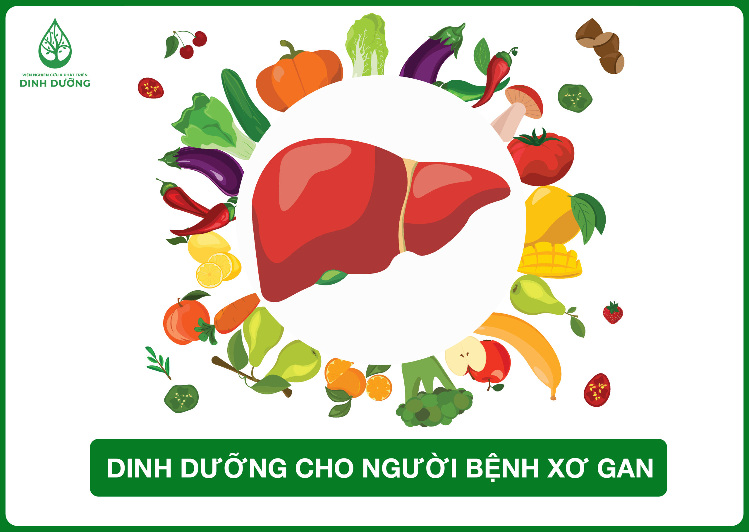 DINH DƯỠNG CHO NGƯỜI BỆNH XƠ GAN