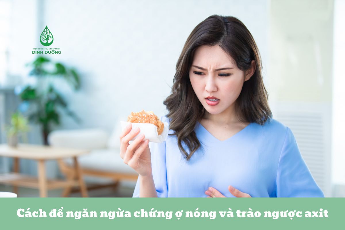 Cách để ngăn ngừa chứng ợ nóng và trào ngược axit